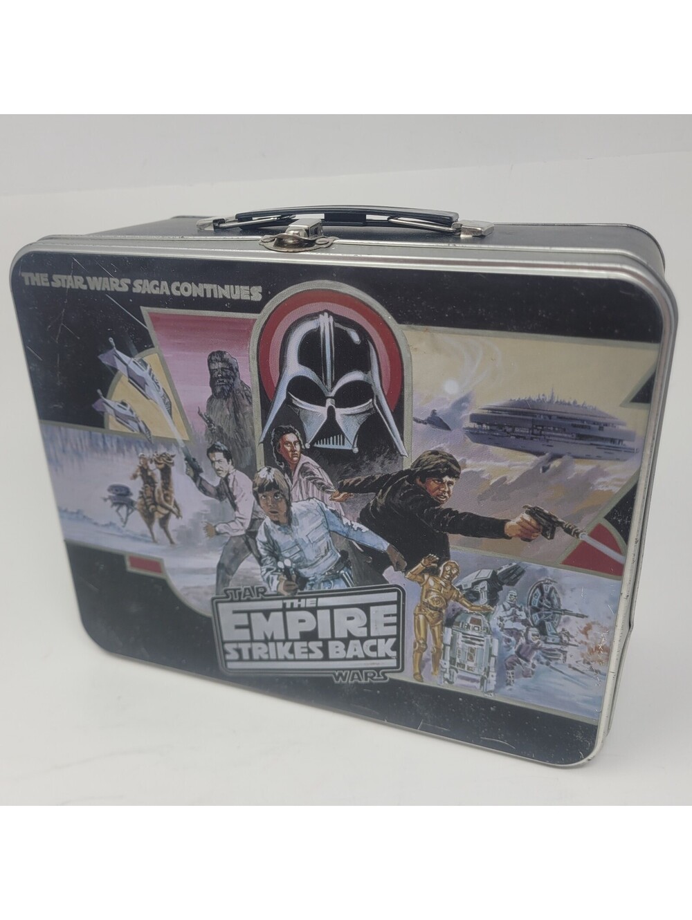 Culturefly Star Wars Empire Strikes Back Tin Lunch Box Skywalker Saga SW5Q419BC